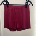 SheIn Maroon Shorts Photo 4