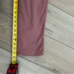 Mother The Rascal Cuff Mid Rise Straight Leg Jeans Rose Mauve Paradise Puff 25 Pink Photo 10