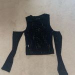 SheIn  black cut out long sleeve top Photo 1