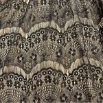 Wet Seal ⭐️   Grey Black Lace 3/4 Sleeve Crewneck Sweatshirt Size XSmall EUC Photo 1