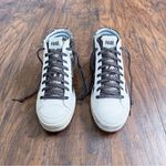 P448 • Skate Snakeskin Print High Top Sneaker Python Brown lace up glitter snake Photo 2
