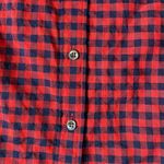 J.Crew  Women's Crinkle‎ Boy Shirt in Red Check - 00 EUC Photo 9