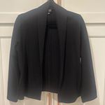 Eileen Fisher Petite Black Shawl Collar Cardigan Jacket 100% Wool Made in USA L Photo 0