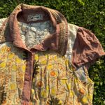 Lulumari VTG Y2K Lace Cap Sleeve Blouse Photo 2