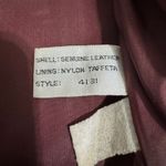 80s Wilsons Suede & Leather Burgundy Bomber Jacket Genuine Leather Womens M 40 Red Size M Photo 15