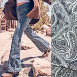 Wrangler X Free People Fierce Flare Laser Print Jean in Day Tripper High Rise Photo 3