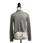 INC International Concepts Women Gray Open Silk Cardigan Sweater Size S modest Photo 3