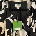 Kate Spade  Target New Classic Rose Poplin poof Sleeve Mini Dress black white Photo 5