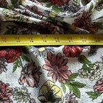 Planet Gold 2/$12 Women’s Plus Orange Floral Print Ruffle Loose Fit Blouse 1X Photo 9