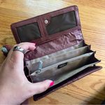 Kipling  dark maroon metallic wallet Photo 3