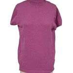 Gap purple turtle neck Short sleeve cashmere belnd sweater L Photo 0