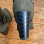 Indigo rd. ankle moto booties block heel green size 7.5 Photo 7