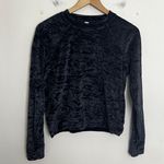 Lululemon - Warm Down Crew Crushed Velvet Black Pullover Winter Casual Leisure Photo 1