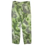 Bailey Rose High Rise Baggy Wide Leg Cotton Twill Pants Jeans Green size Small Photo 2