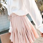 VICI SWING + SHOUT RUFFLE MINI SKIRT - BLUSH Photo 2