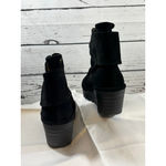 Fly London Women's Black Suede Ankle Boots US 5.5 Gold Interior Photo 2