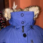 Noize Blue Ski & Snow Jacket with Faux Fur Hood Size L Photo 4