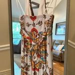 Jodi Kristopher  Printed Halter Top Dress Size Small‎ Photo 2