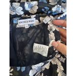 Veronica Beard  Norris Floral-Print Silk-Blend Twill Midi Skirt Size 00 Photo 4