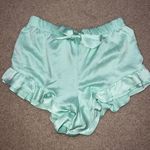Victoria's Secret Victoria Secret Satin Mint Pajama Shorts Photo 1