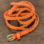 H&M Women Fine Pin Buckle Weave Braided Fashion Genuine Belt Photo 2