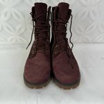 Timberland  Women's Jayne Fleece-Lined Boots Burgundy Nubuck Size‎ 8 Photo 2
