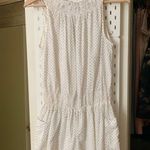 White Kerry Cassill dotted romper Photo 1