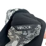 Misook  Black-Multi Abstract Pattern Mid-Length Knit Blazer Jacket Plus Size 0X‎ Photo 9