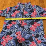 Lilly Pulitzer UPF 50+ Skipper Popover in Low Tide Navy Its Ofishell Blue Pink Photo 6