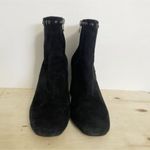 Coach  Size 7.5 Boots Block Heel Black Studded Photo 3