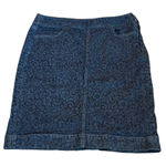 Loft 3/$15 denim floral print skirt Photo 0