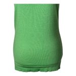 Carolina Herrera Tank Top Women Medium Green Knit Cashmere Wool Blend Luxury Photo 6