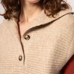 FRNCH Anthropologie  Wool Blend Henley Sweater Photo 5