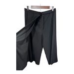 Beulah Style Black Overlay Wide Leg Culotte Pants Women's Small Evening Dressy Photo 2
