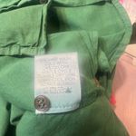 Xirena Channing Short Sleeve Button Shirt In Palm Green Size XL Cotton Ruffled Photo 14