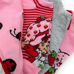 Strawberry Shortcake Womens No Show Socks Pink Red Fun Cute Gift 5 Pairs Photo 4