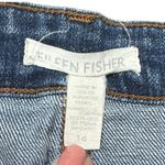 Eileen Fisher Jeans Mid Rise Cropped Capri Made in USA Medium Wash 14 Photo 1