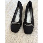 Coach Black Wedge Heels Pumps Shoes size 8 Photo 3