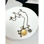 J.Crew golden long chain necklace with charm pendants Gold Photo 7