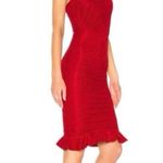 Michael Costello X Revolve Ericka straplesss dress Red Size XS Photo 2