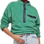 ANINE BING  FAUX SHERPA PULLOVER green size XS CL Photo 7