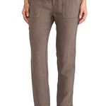 Joie  Martesha Linen Drawstring Pant In fatigue Photo 0