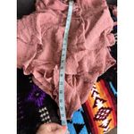 SheIn  Mauve Chiffon Romper Sheer Tie Straps Beads Lined‎ Size Medium Back Zip Photo 8