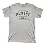 Gildan Tortured Nurses Department Scrubs and Charting Womens Medium T-Shirt Photo 0