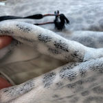 Wildfox Snow Leopard Cozy Jogger Pants Grey & White Athleisure Size XXL Photo 6