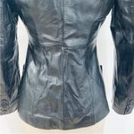 Armani Exchange AlX  vintage genuine leather blazer jacket Y2K Photo 5