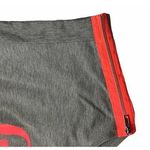 Miss Chievous NEW Womens Gray Short Sleeve Tunic Love Shirt Coral Zippers Size M Photo 4