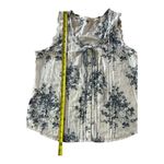 Soft Surroundings  blue floral ribbon tie front romantic tank top Size Medium Photo 3