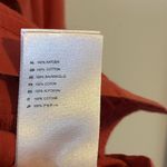 Oilily Burnt Orange Red Button Down Shirt Size 38 Photo 2