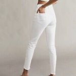 Free People We The Free  white high rise raw hem skinny jeans size 31 Photo 1